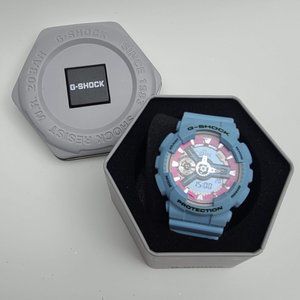 Women's Blue - Pink floral G-Shock S Series